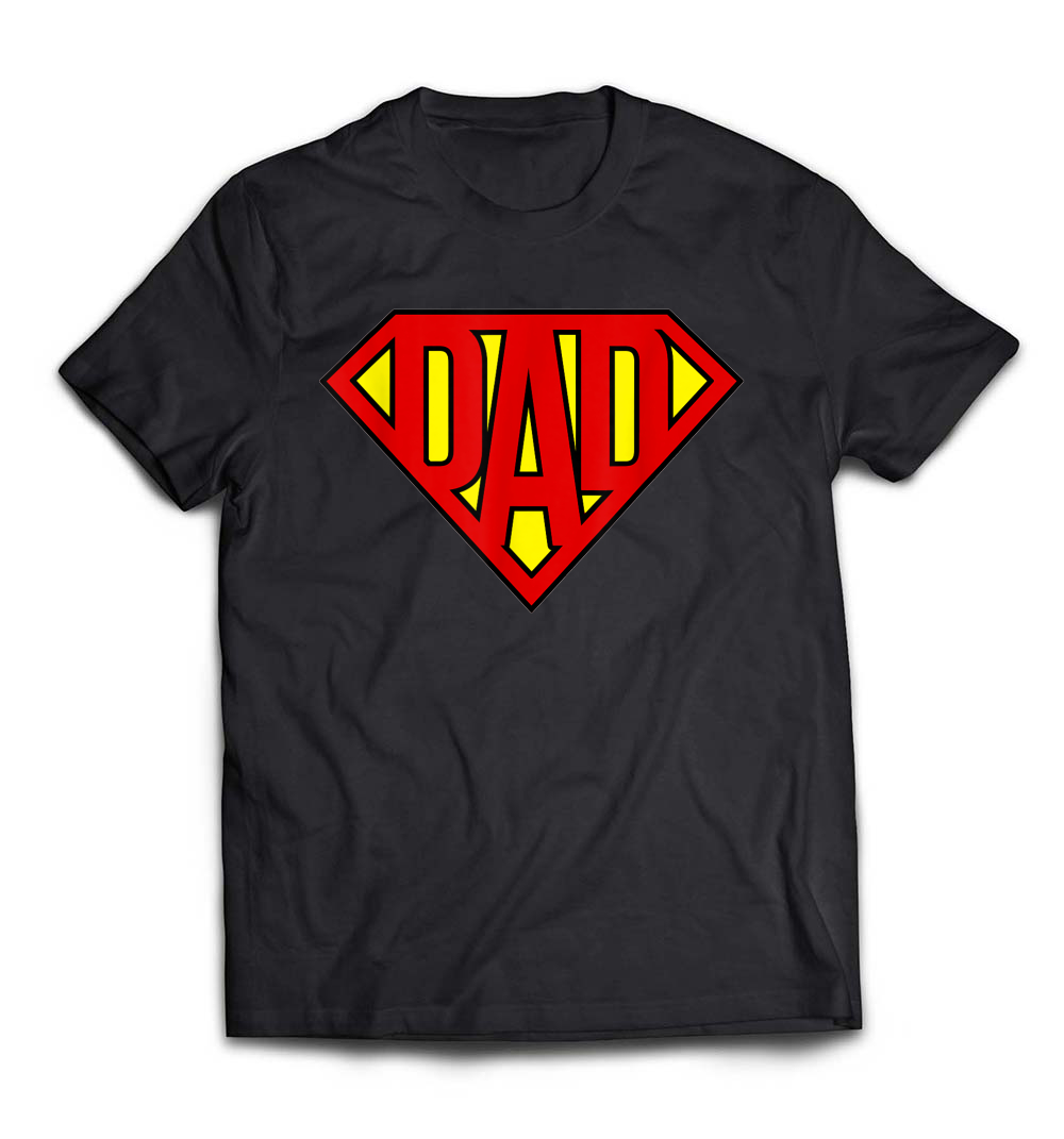 “Men’s Super Dad Superhero Dad” T-Shirt – The Perfect Father’s Day, Birthday, and Christmas Gift